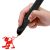 3Doodler Create+ 3D Printing Pen for Teens, Adults & Creators! – Black (2020 Model) – with Free Refill Filaments + Stencil Book + Getting Started Guide