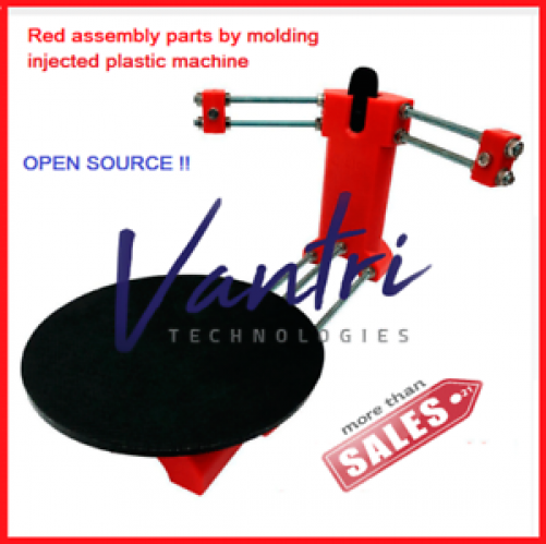 Gesh Open Source Diy 3D Scanner Three-Dimensional Scanner Injection Molding Plastics Parts Desktop For Reprap 3D Printer